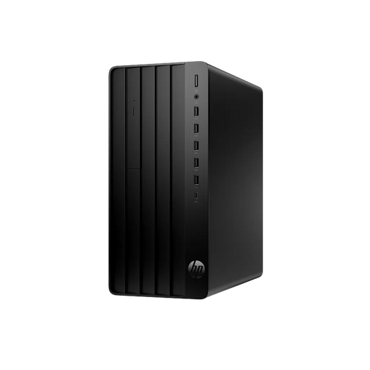 HP Pro Tower 290 G9 with Intel i5-12500, 8GB DDR4 RAM, 512GB NVMe SSD, and Windows 11 Pro. Includes 21.45" FHD Series 3 Pro monitor, keyboard, and mouse.
